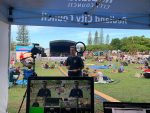 SplashZone Media crew live streaming a Redland City Council event from Raby Bay Harbour